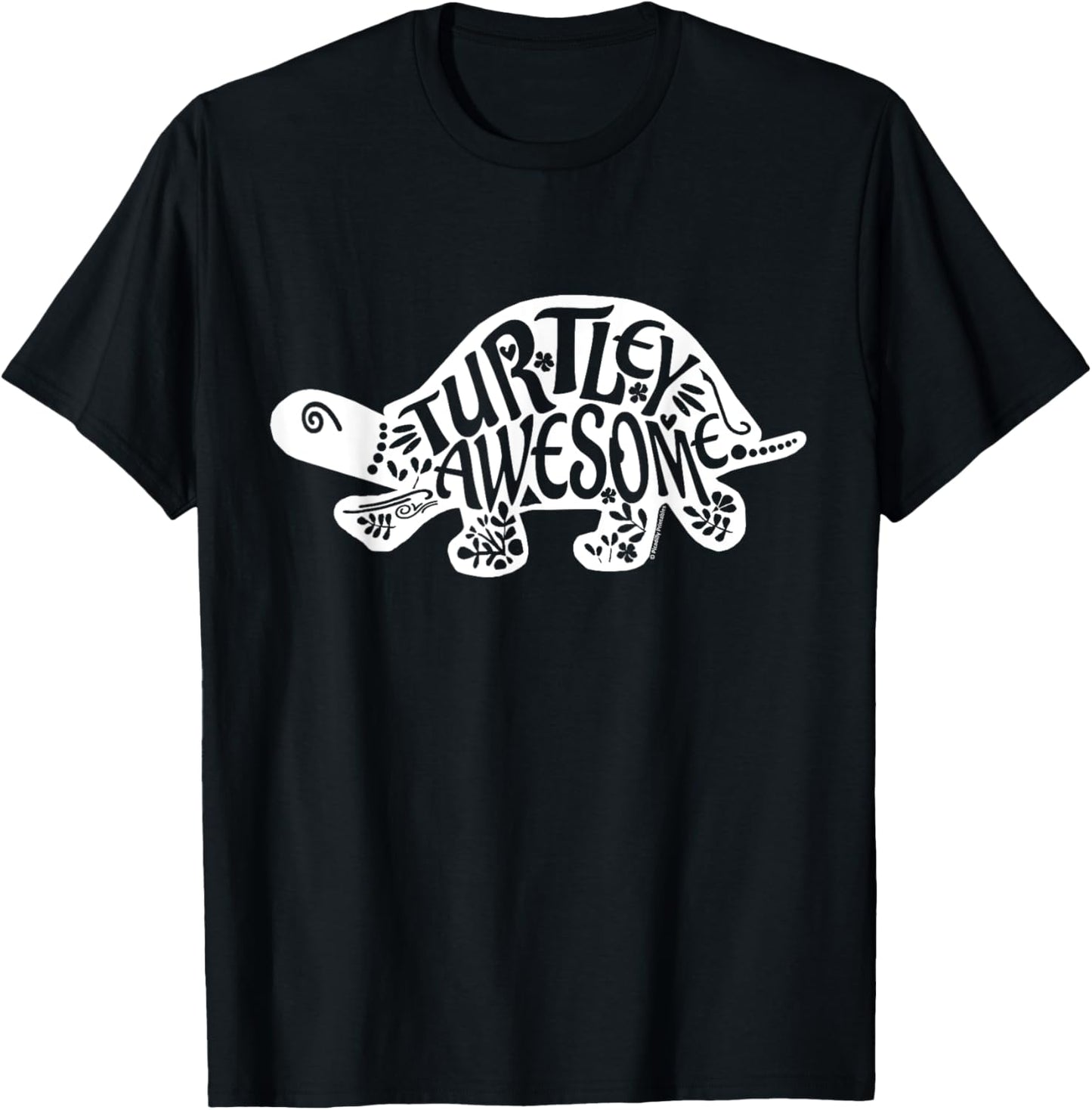 Turtley Awesome Tortoise Funny Turtle Pun Sulcata T-Shirt - T-Shirt | Black