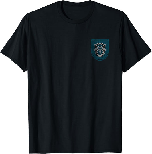19th Special Forces Group SFG Logo Military Veteran Xmas T-Shirt - T-Shirt | Black