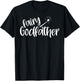 Funny godfather cool uncle fairy godfather best godparent T-Shirt - T-Shirt | Black