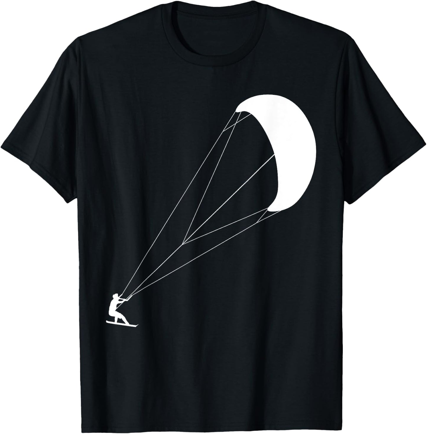 Kiters Kiting - Kitesurfer Surfing Kiteboard Kitesurfing T-Shirt - T-Shirt | Black