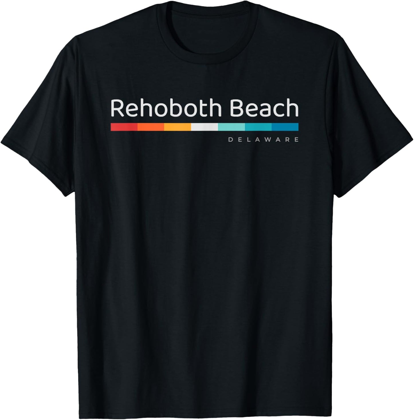 Rehoboth Beach DE Delaware Retro Design Men Women Girls Kids T-Shirt - T-Shirt | Black