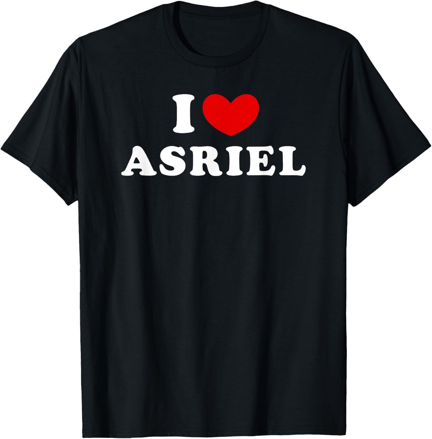 I Love Asriel, I Heart Asriel T-Shirt - T-Shirt | Black