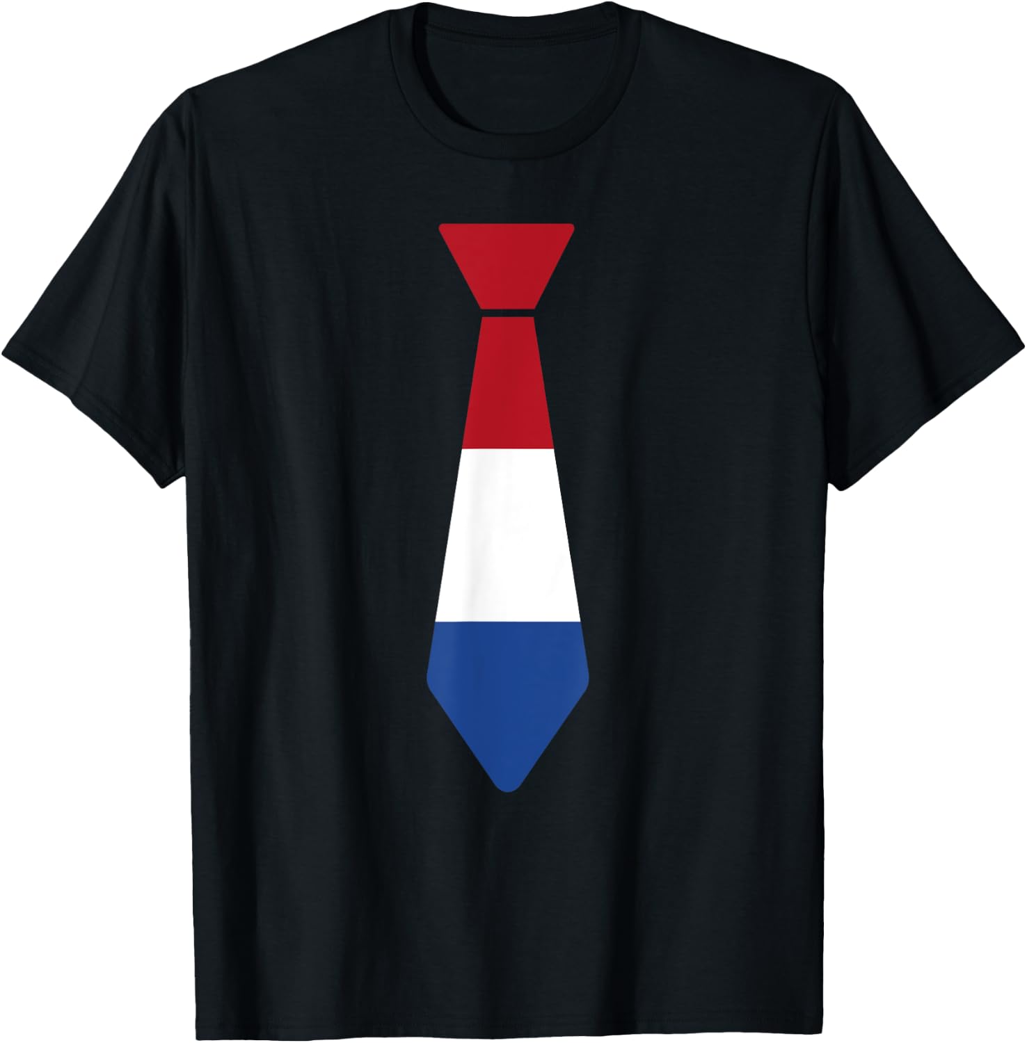 Netherlands Flag Tie Cute Dutch Boys Matching Family T-Shirt - T-Shirt | Black