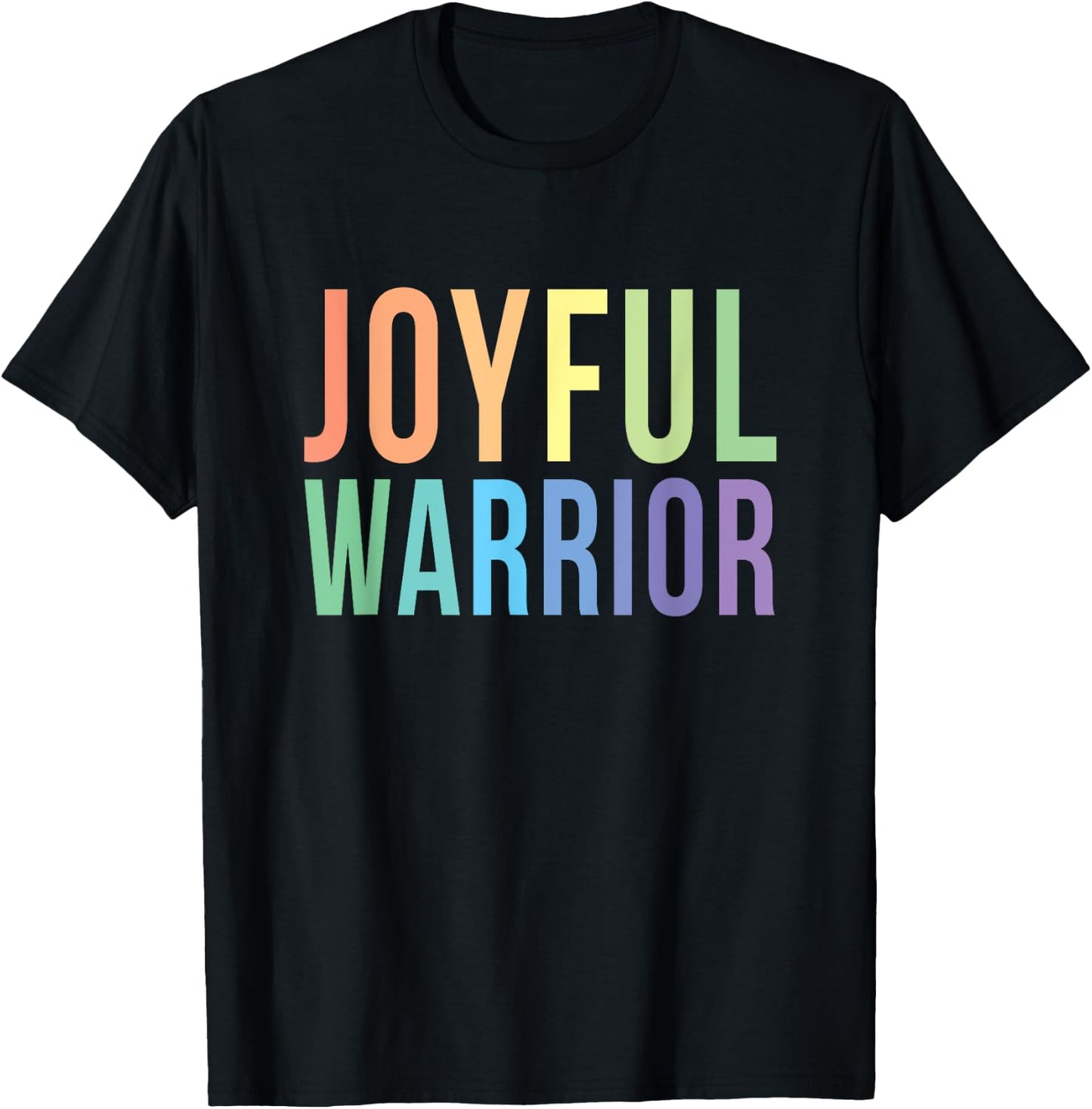 Be a Joyful Warrior for Kamala Harris Tim Walz 2024 T-Shirt - T-Shirt | Black