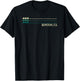 Rincon California Break Surfing Retro Wave T-Shirt - T-Shirt | Black