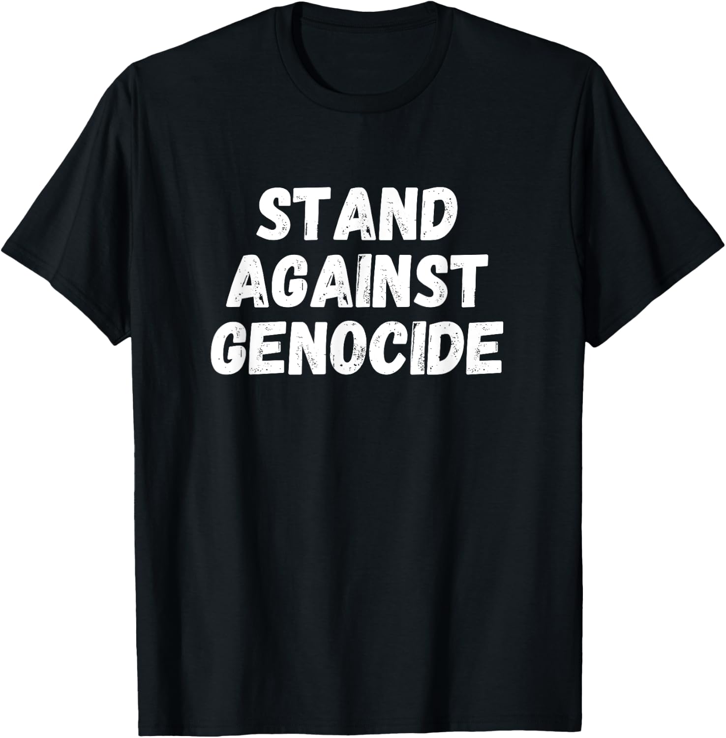 Stand against genocide T-Shirt - T-Shirt | Black