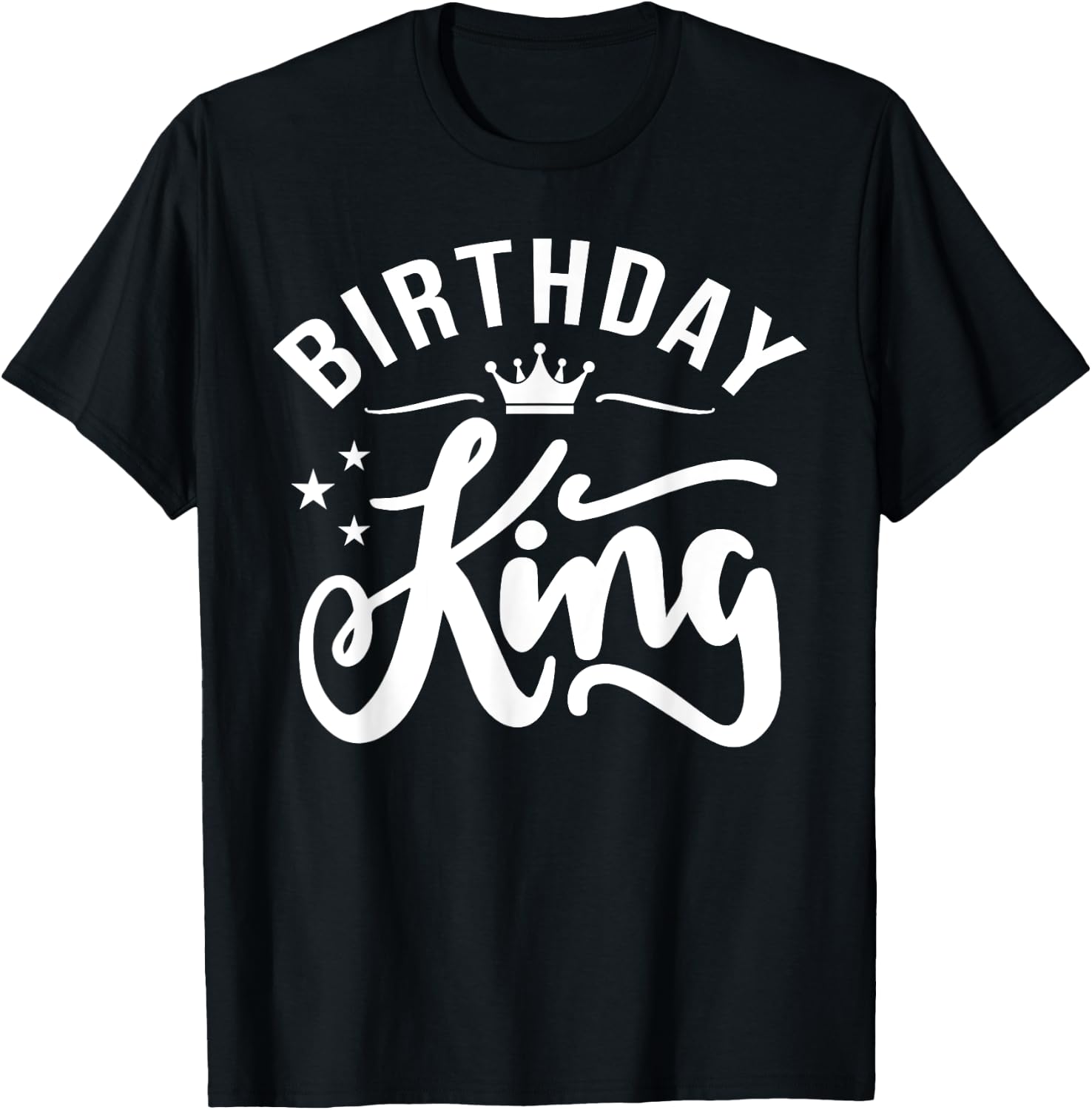 Birthday King - Son Or Dad´s Birthday Party T-Shirt - T-Shirt | Black