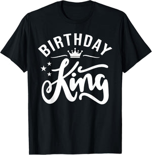 Birthday King - Son Or Dad´s Birthday Party T-Shirt - T-Shirt | Black