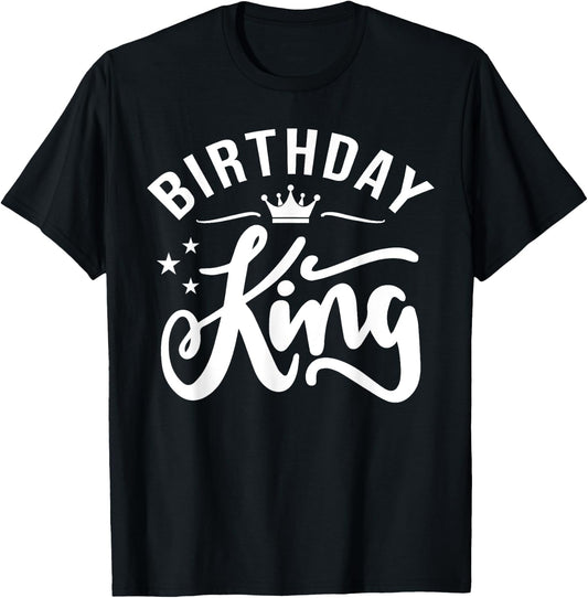 Birthday King - Son Or Dad´s Birthday Party T-Shirt - T-Shirt | Black