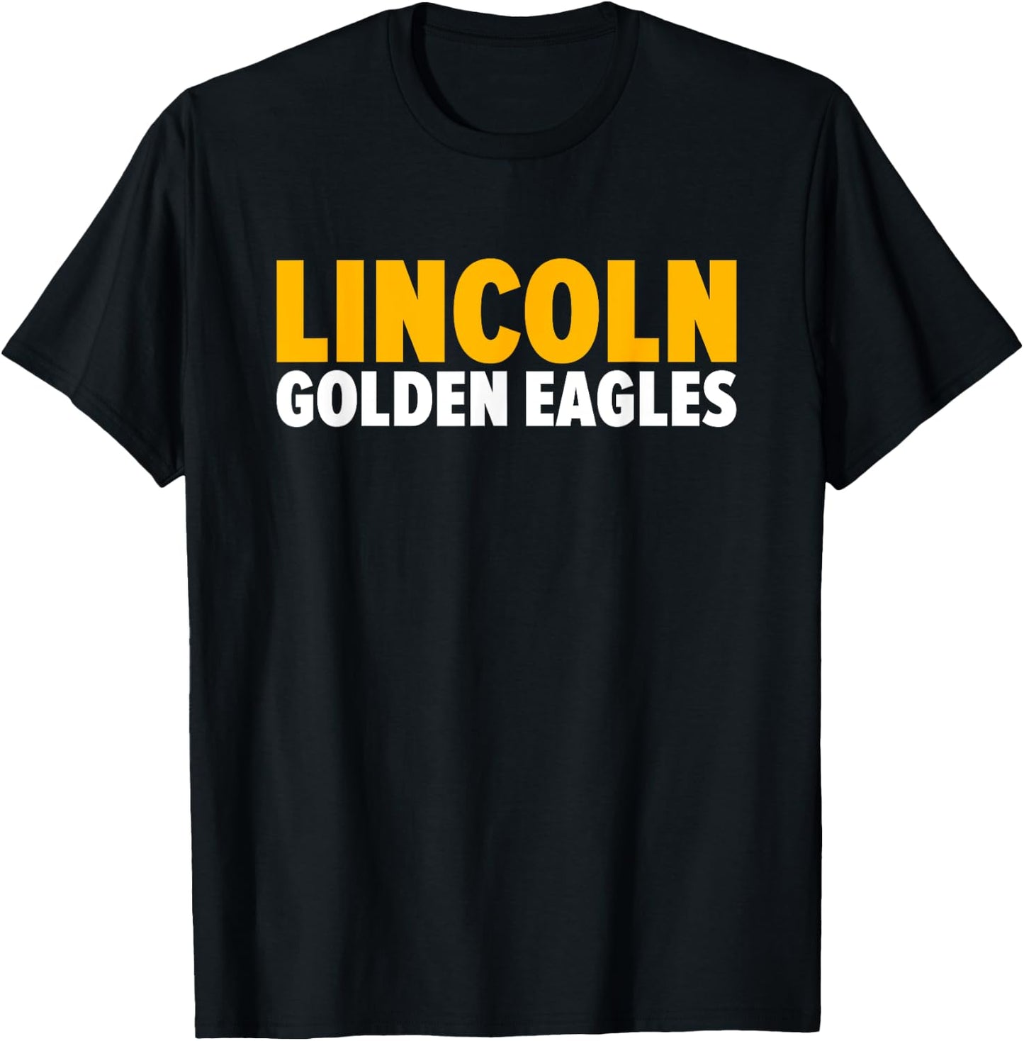 Lincoln Golden Eagles Bold T-Shirt - T-Shirt | Black