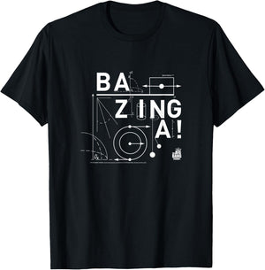 The Big Bang Theory Mathematical Bazinga! TV Show T-Shirt - T-Shirt | Black