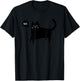 Black Cat Says No Funny Pet Lover T-Shirt - T-Shirt | Black