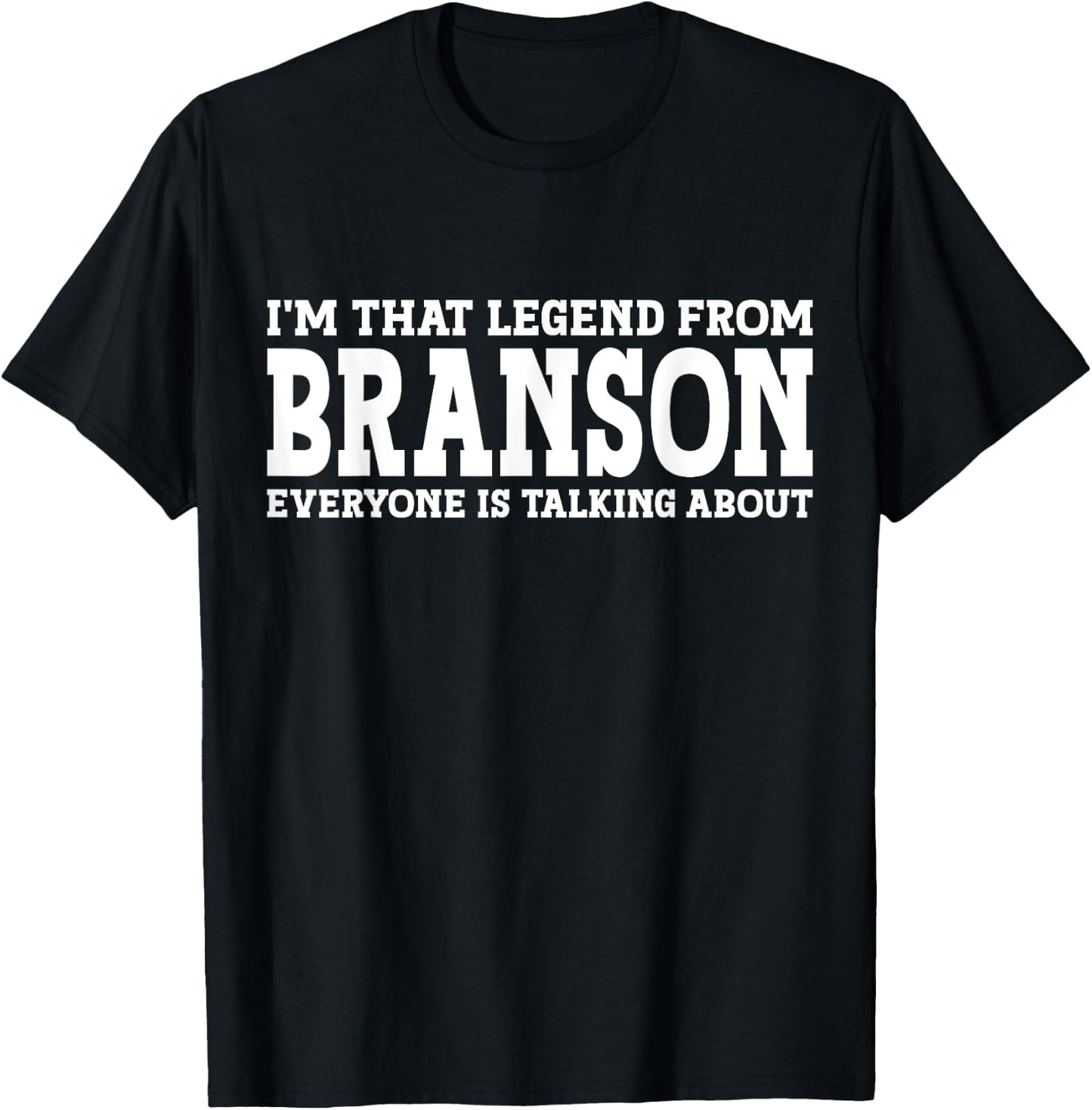 Branson Hometown MO Missouri Home Roots Funny City Branson T-Shirt - T-Shirt | Black