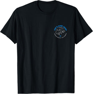 Joe's Surf Circling Shark Logo Graphic T-Shirt - T-Shirt | Black