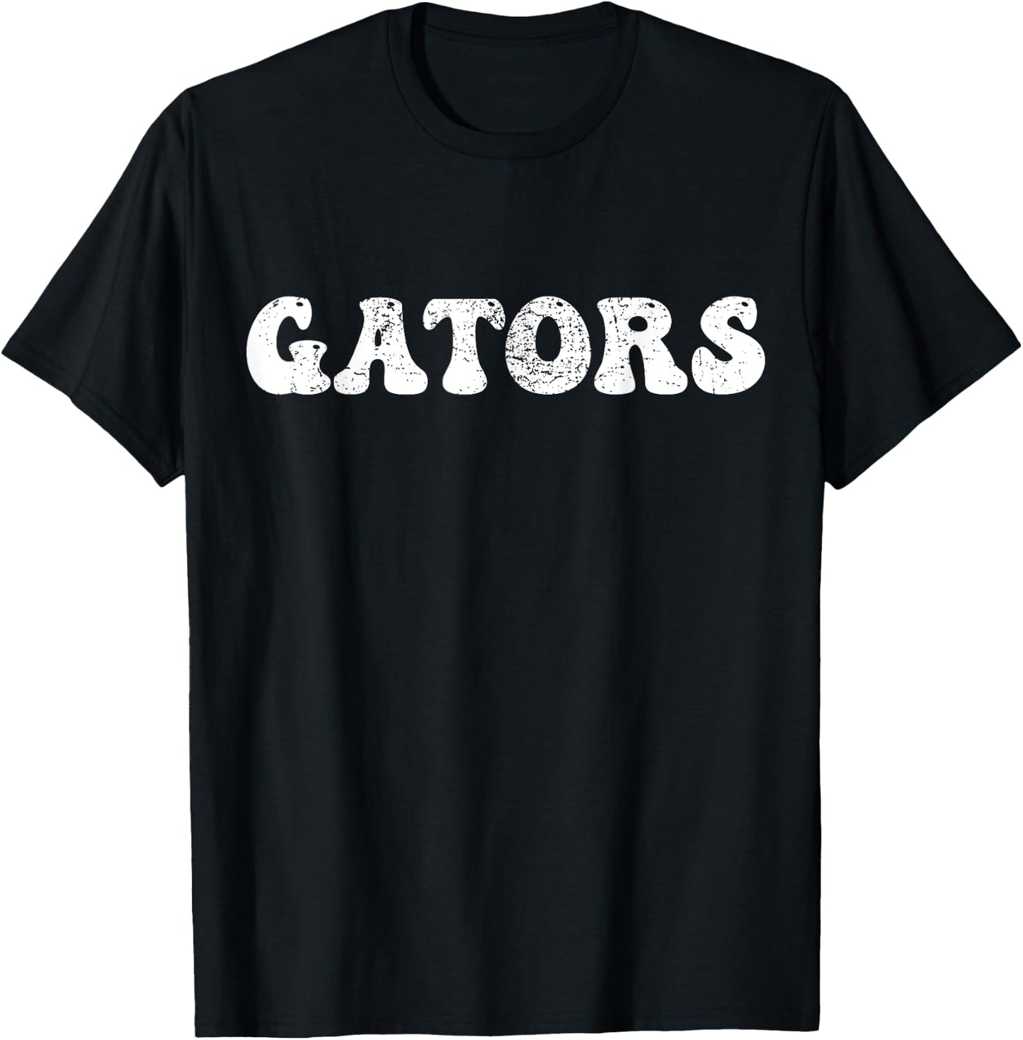 Gators School Sports Fan Team Spirit Mascot Heart Gift T-Shirt - T-Shirt | Black