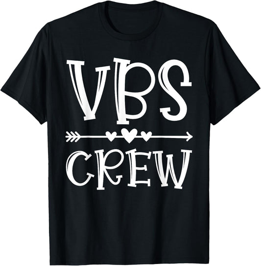 VBS Crew Vacation Bible School I Love VBS for Group Matching T-Shirt - T-Shirt | Black