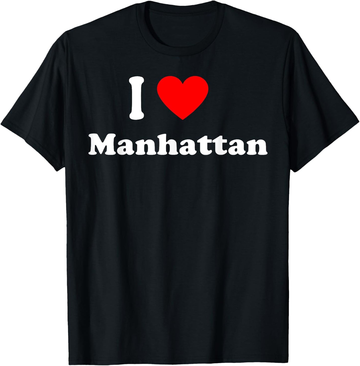 I Love Manhattan Matching Hometown Classic T-Shirt - T-Shirt | Black