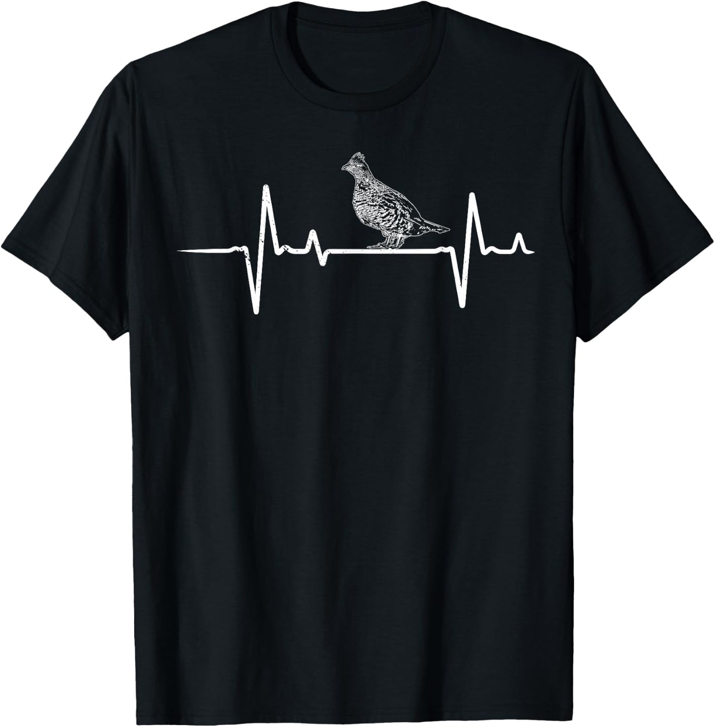 Ruffed Grouse Gift Birding Gifts Birdwatcher Birdwatching T-Shirt - T-Shirt | Black