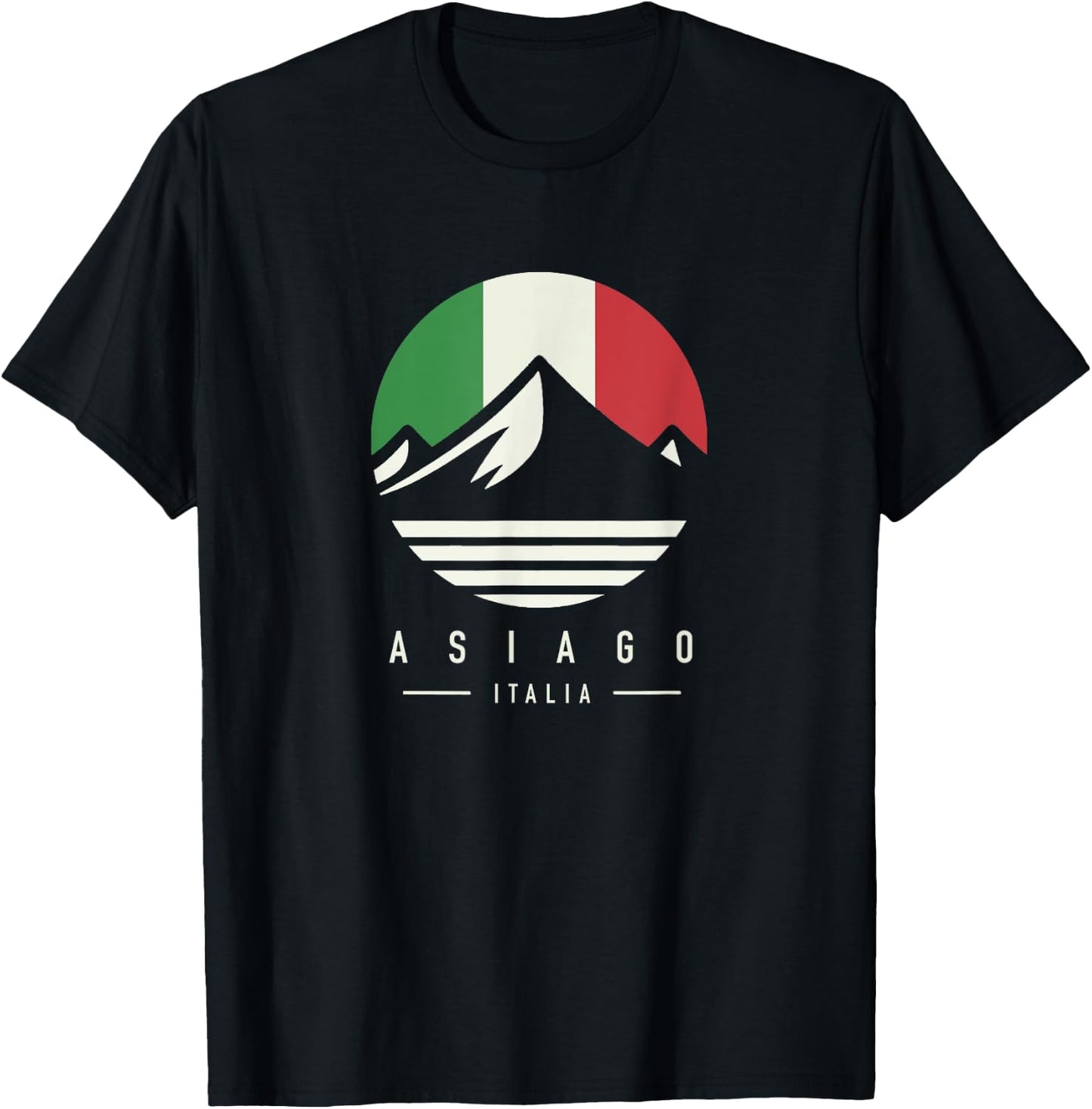 Asiago Italy | Asiago Italia | Asiago Italian Mountains T-Shirt - T-Shirt | Black