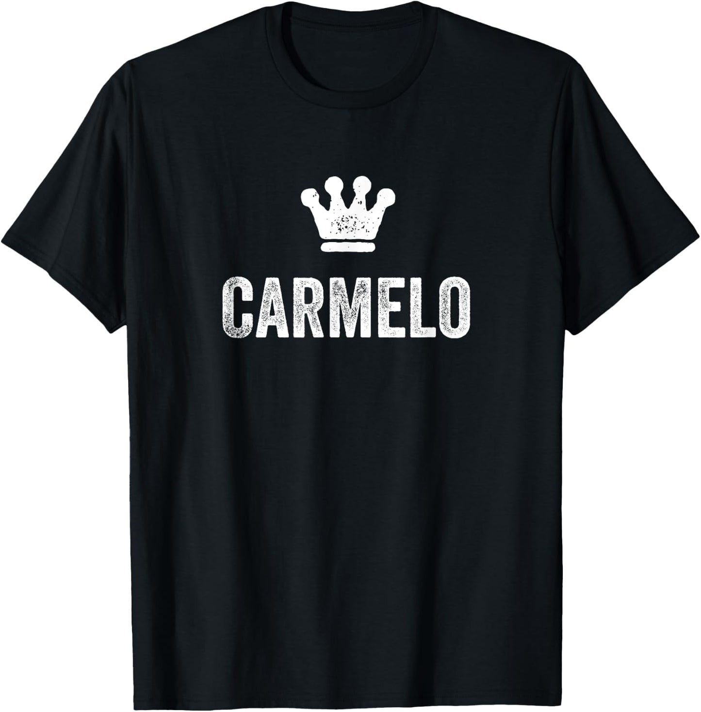 Carmelo the King / Crown & Name Called Carmelo T-Shirt - T-Shirt | Black