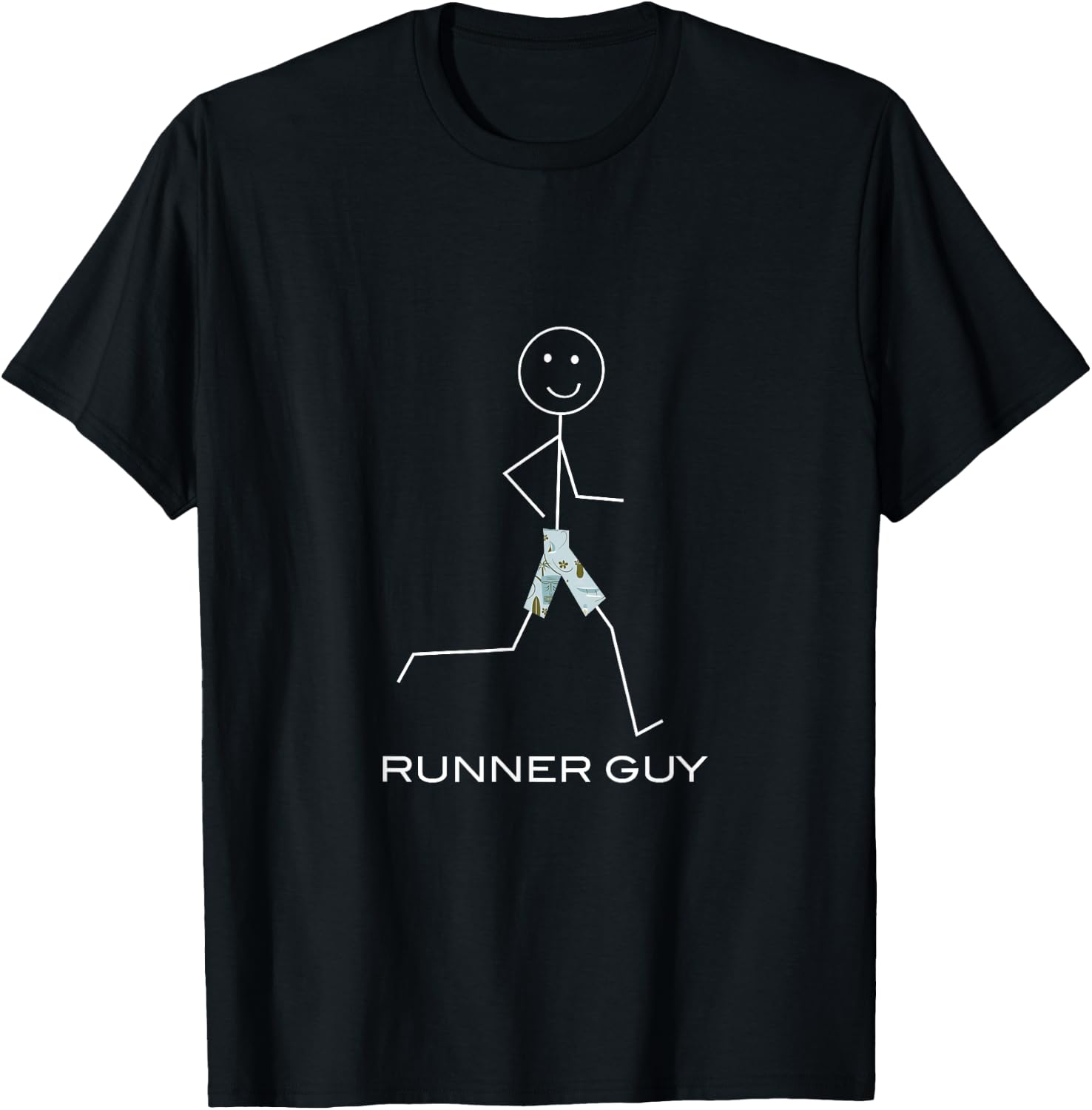 Whyitsme Design Men's Running, Jogger, Boy Runner T-Shirt - T-Shirt | Black
