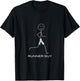 Whyitsme Design Men's Running, Jogger, Boy Runner T-Shirt - T-Shirt | Black