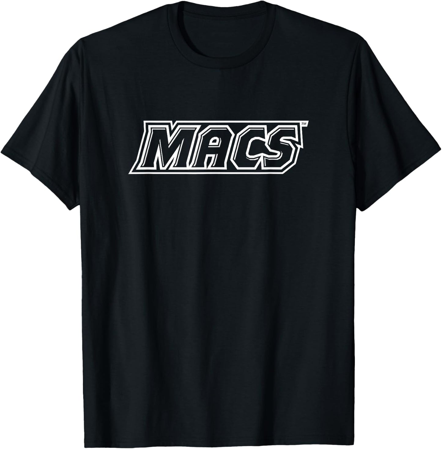 Macs - Yeshiva University Maccabees White Logo T-Shirt - T-Shirt | Black