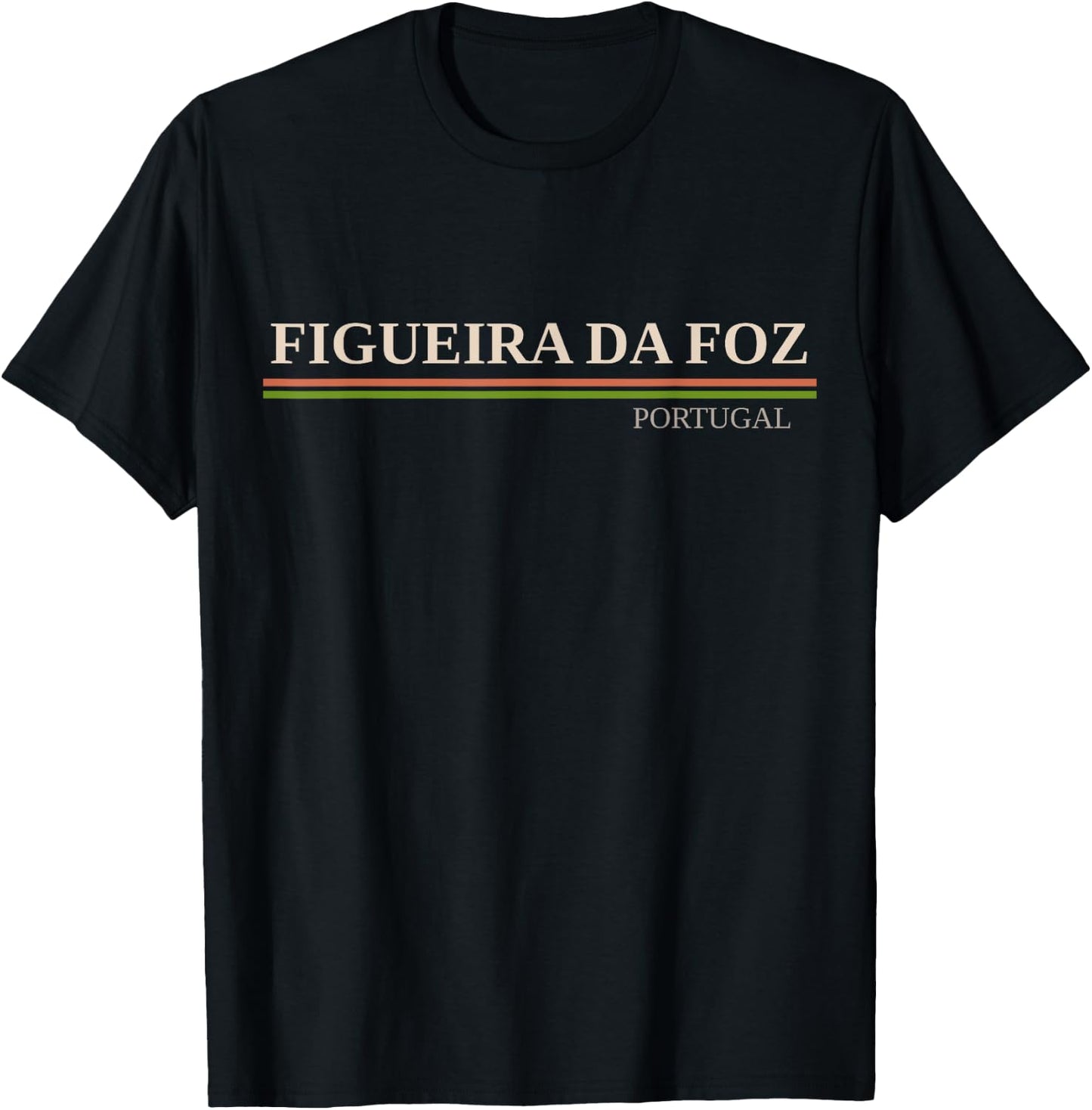 Figueira da Foz Portugal T-Shirt - T-Shirt | Black