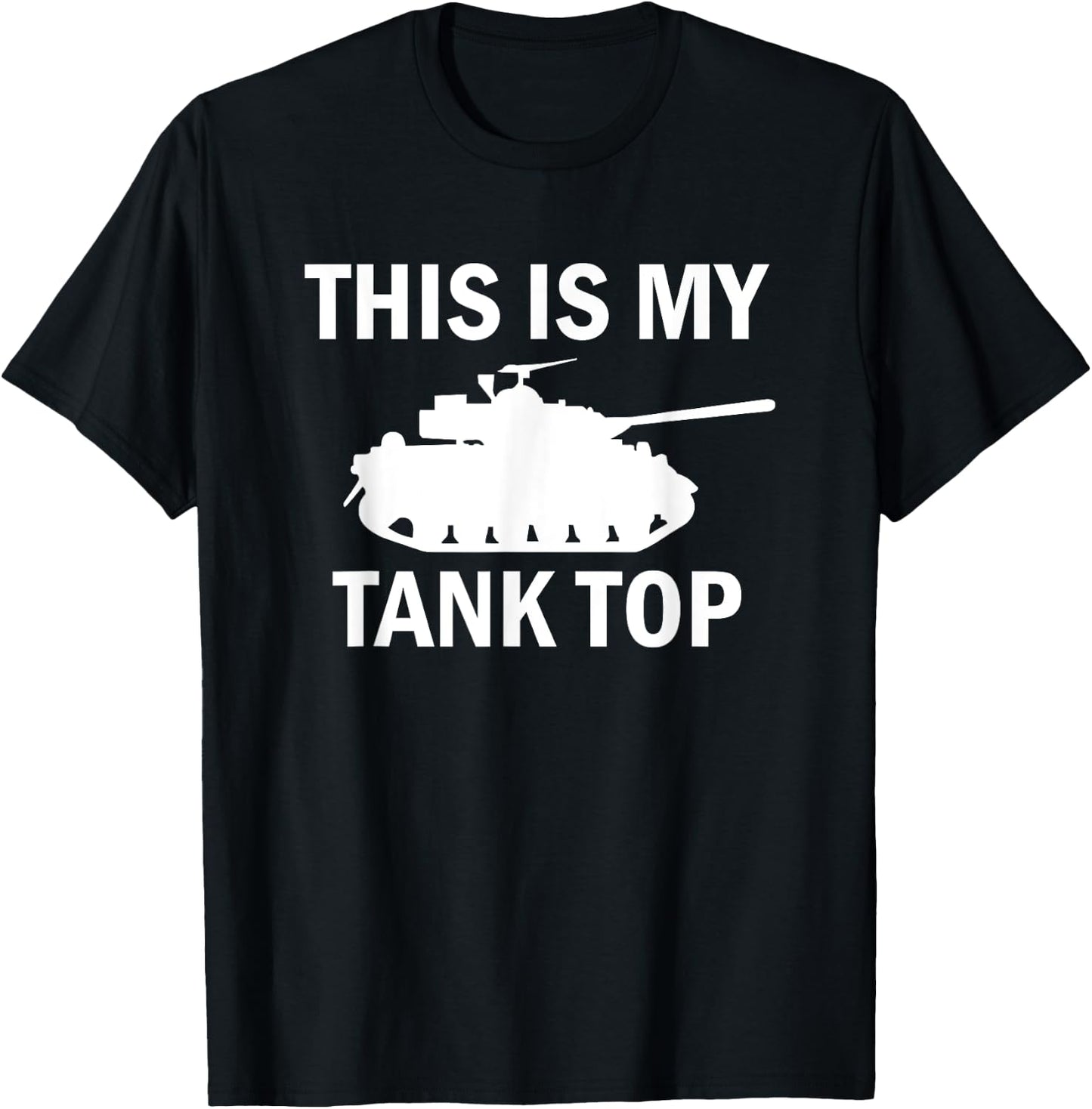 M1 Abrams Tank Funny Sarcastic Military Pun T-Shirt - T-Shirt | Black