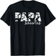Papasaurus T Rex Dinosaur Papa Saurus Family Father's Day T-Shirt - T-Shirt | Black