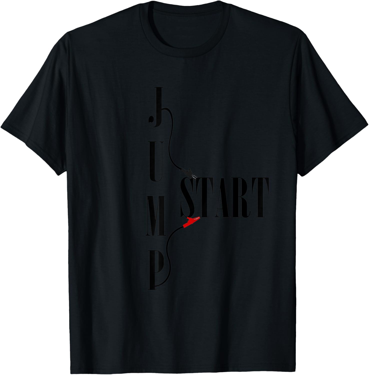 Jump Start - Car Junkie Lover T-Shirt - T-Shirt | Black