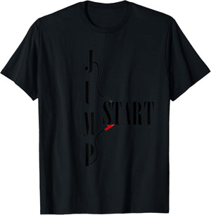 Jump Start - Car Junkie Lover T-Shirt - T-Shirt | Black