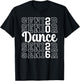 Cute Dance Senior 2026 Class Of 2026 Senior Dancer T-Shirt - T-Shirt | Black