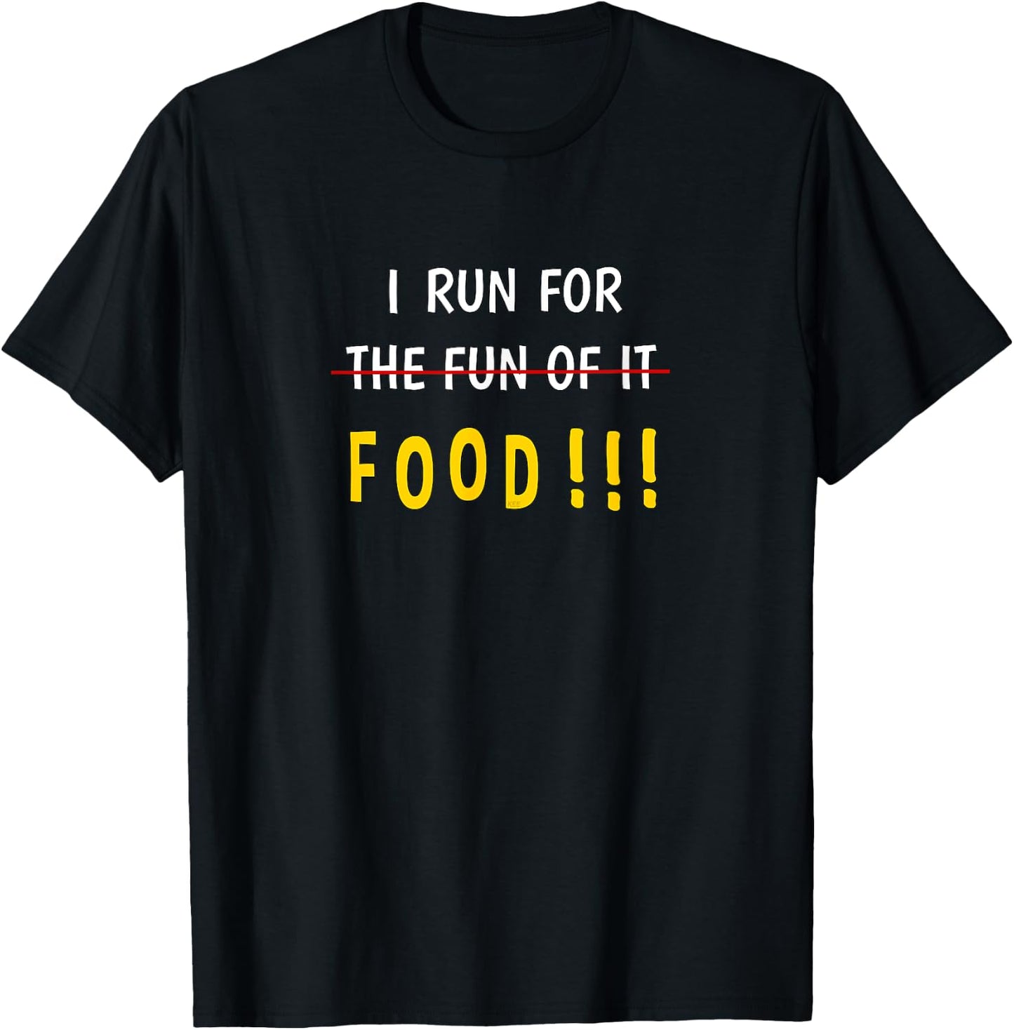 Funny Food Running Shirt Motivational Workout Shirts Women T-Shirt - T-Shirt | Black