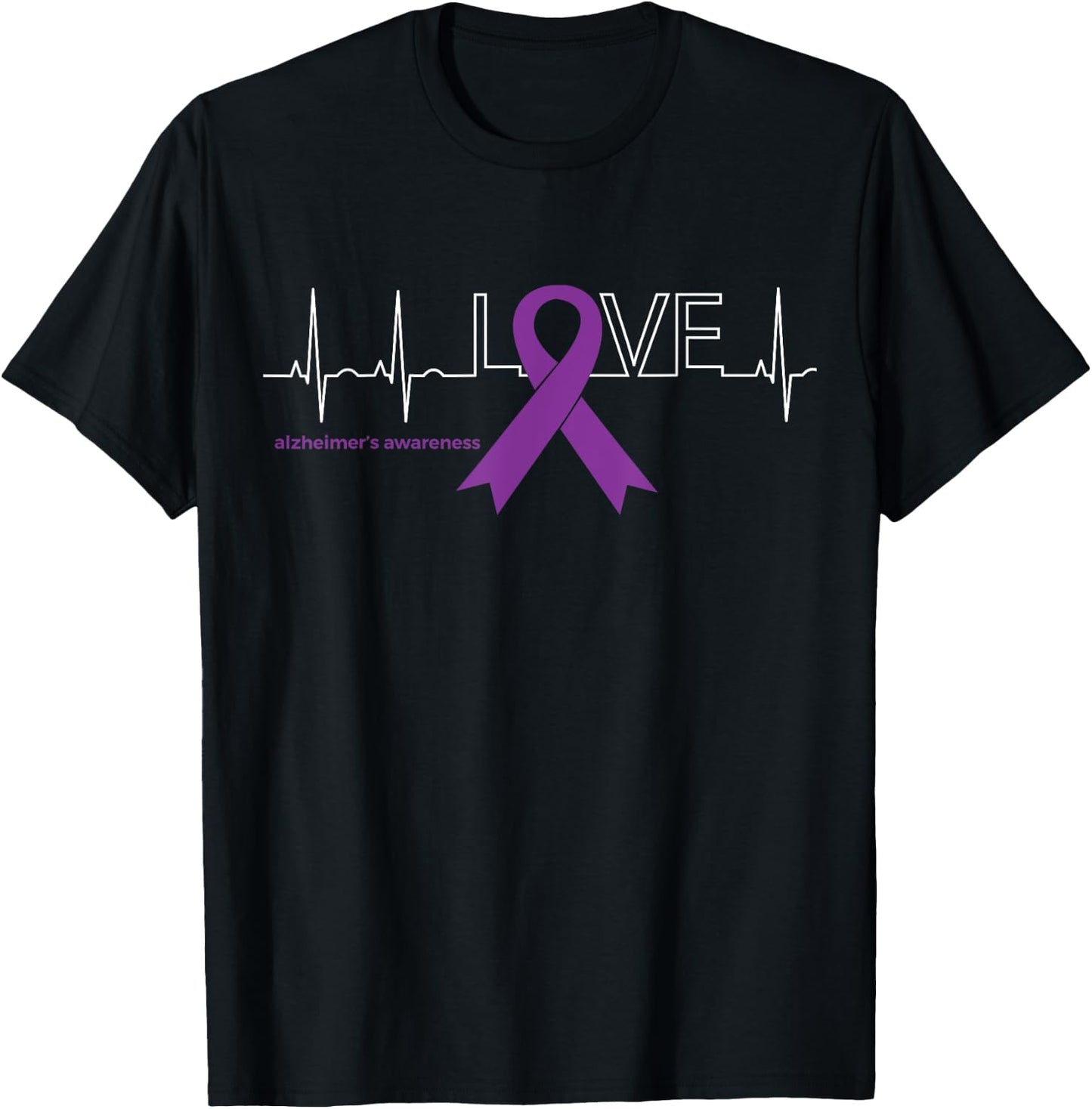 LOVE | Products for Survivors National Alzheimer's Awareness T-Shirt - T-Shirt | Black