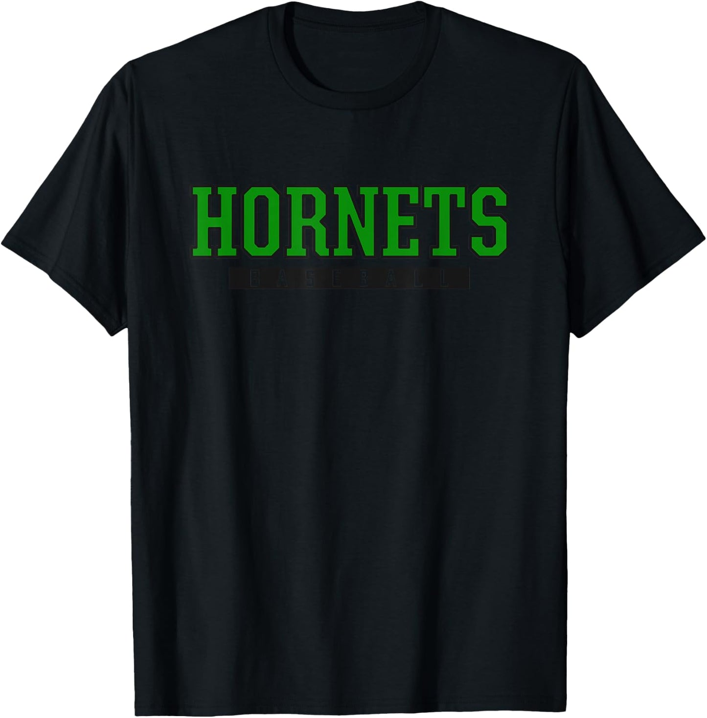 Highland Hornets Baseball T-Shirt - T-Shirt | Black