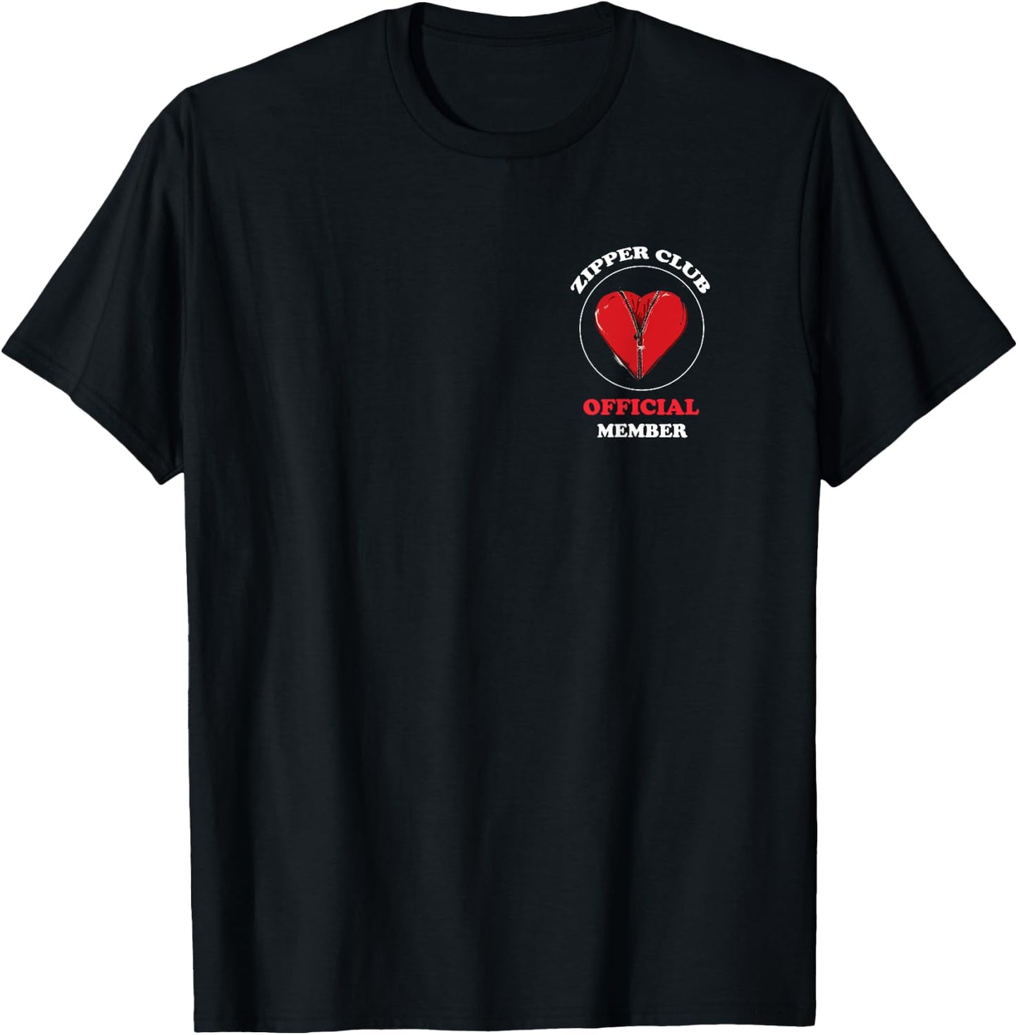 Zipper Club Open Heart Surgery Survivor T-Shirt - T-Shirt | Black