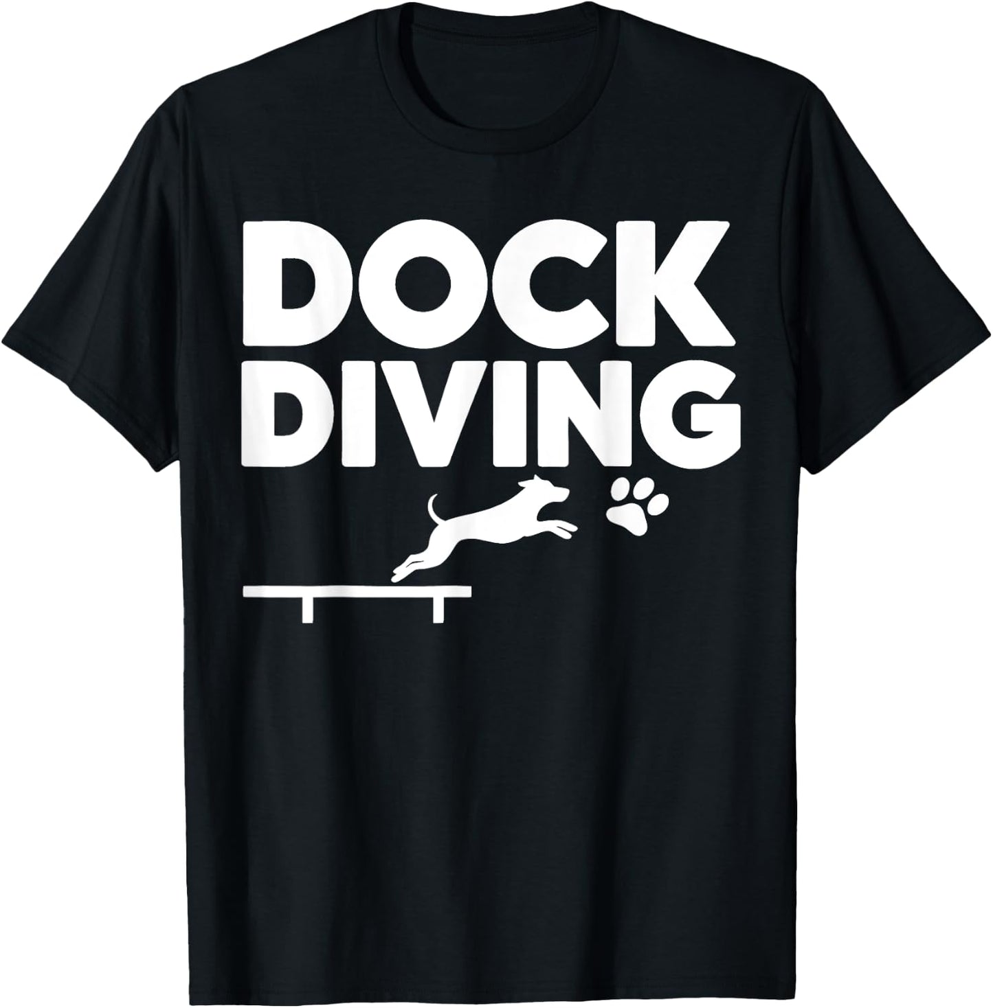 Dock Diving Dog Dock Diving T-Shirt - T-Shirt | Black