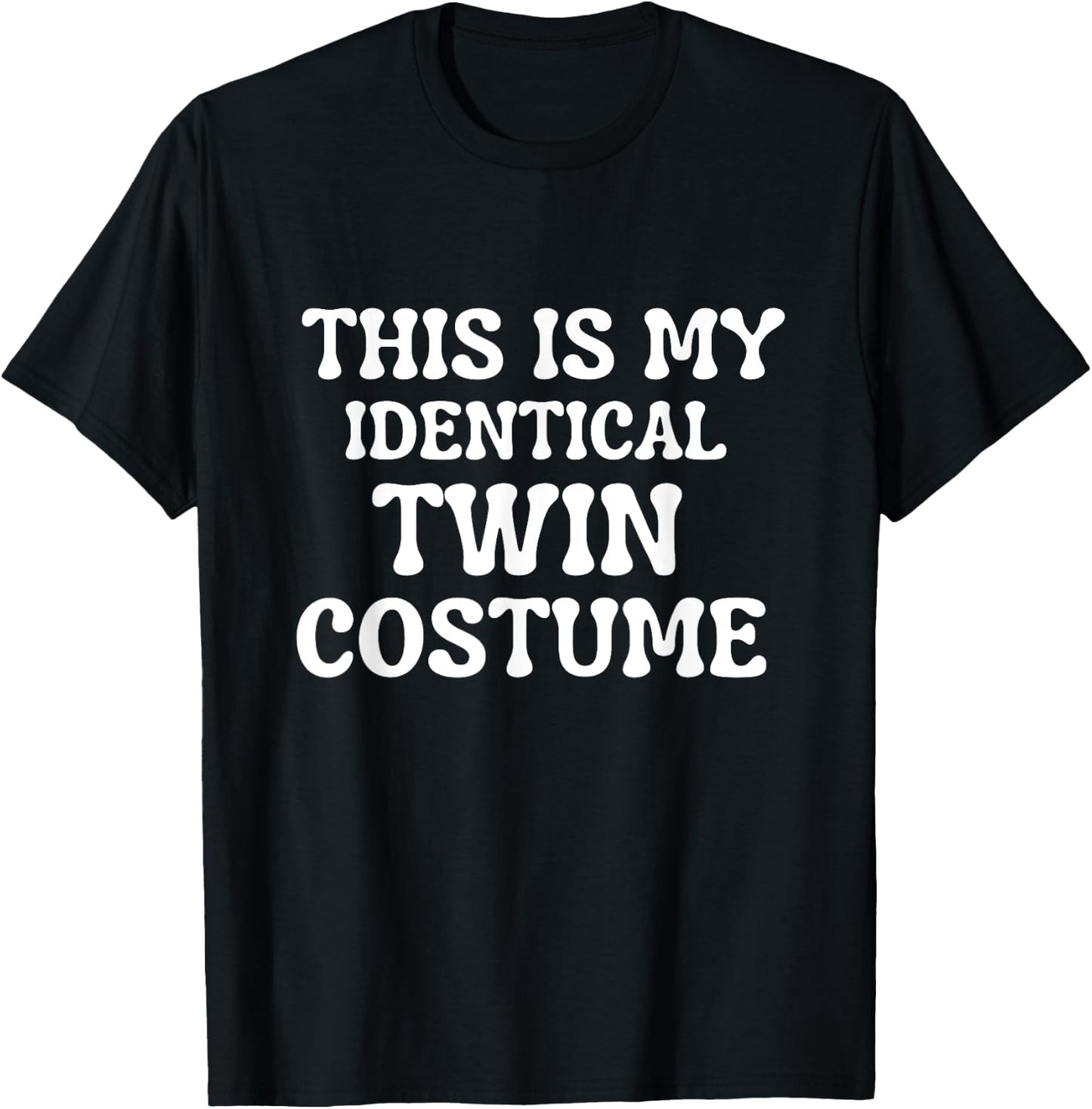 Best Friend Twinning Twin Day Matching Halloween Costume T-Shirt - T-Shirt | Black