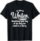 I Am A Writer Funny Author Novelist Novel Writing Poet Gift Small T-Shirt - T-Shirt | Black