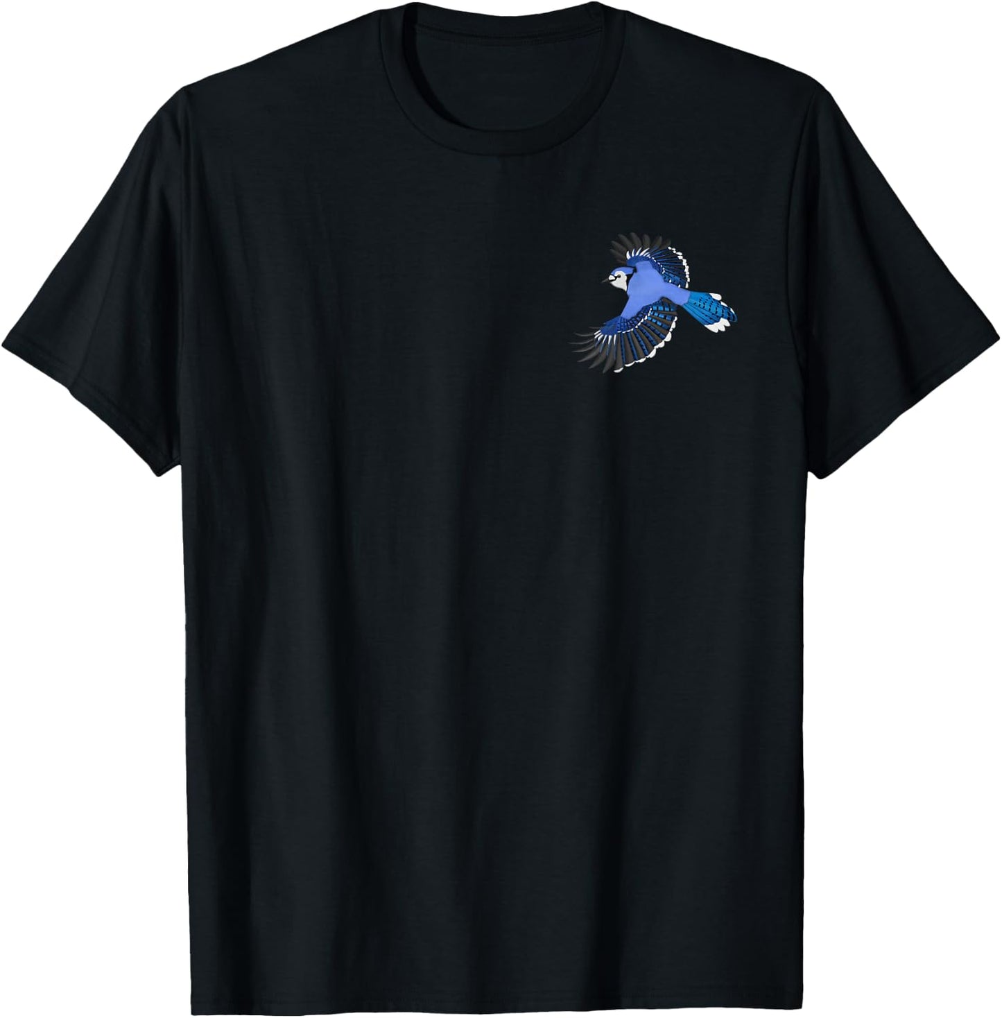Blue Jay Bird Birder Birdwatching Biologist Ornithologist T-Shirt - T-Shirt | Black
