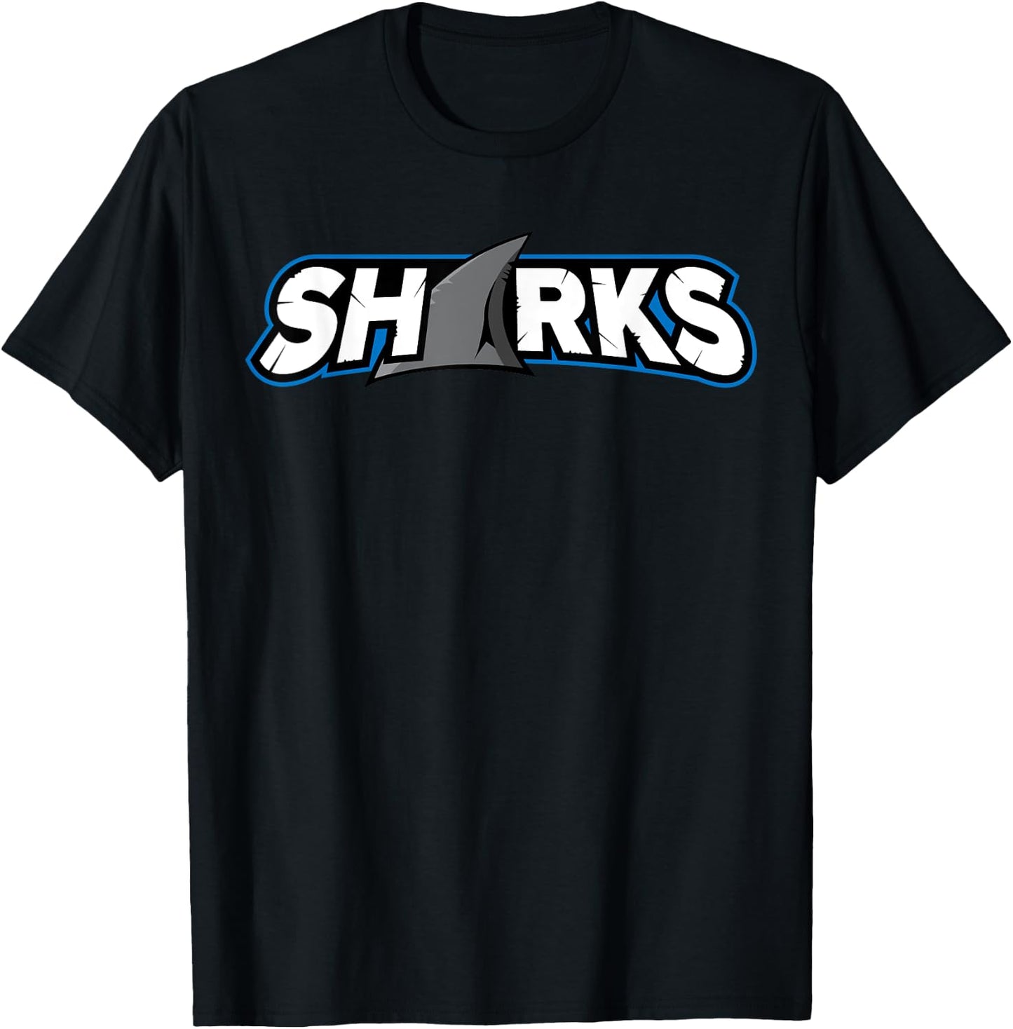 Sharks Team T-Shirt - T-Shirt | Black