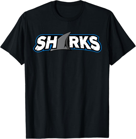 Sharks Team T-Shirt - T-Shirt | Black