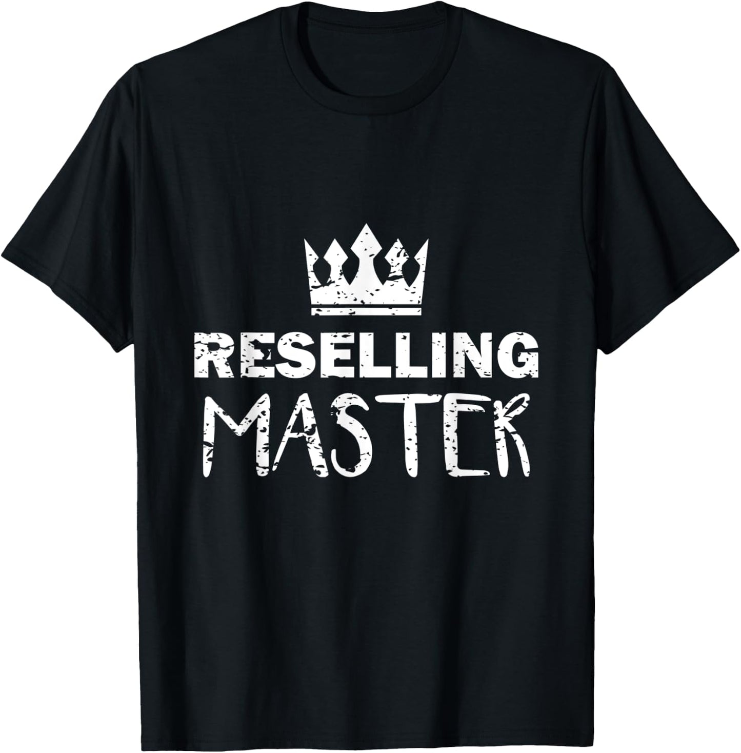 Flea Market Reselling Master for Vendors Yard Sales T-Shirt - T-Shirt | Black