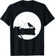 Nature Photography - Long Lens - Bird On Camera Photographer T-Shirt - T-Shirt | Black