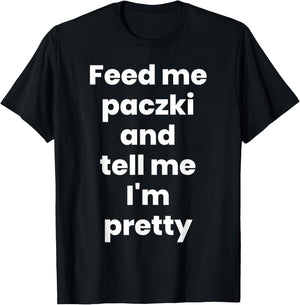 "Paczki Day" Funny Polish Food Paczki T-Shirt - T-Shirt | Black