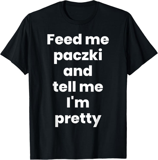 "Paczki Day" Funny Polish Food Paczki T-Shirt - T-Shirt | Black
