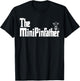 The MinPinFather Funny Miniature Pinscher Dog Dad Shirt Men T-Shirt - T-Shirt | Black