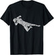Soccer Woman Goalkeeper Typography with Goalkeeping Terms T-Shirt - T-Shirt | Black