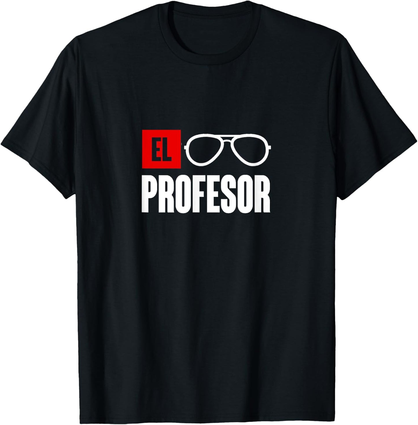 El professor money costume profesor glasses men teacher gift T-Shirt - T-Shirt | Black